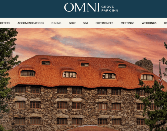 a building with a red roof